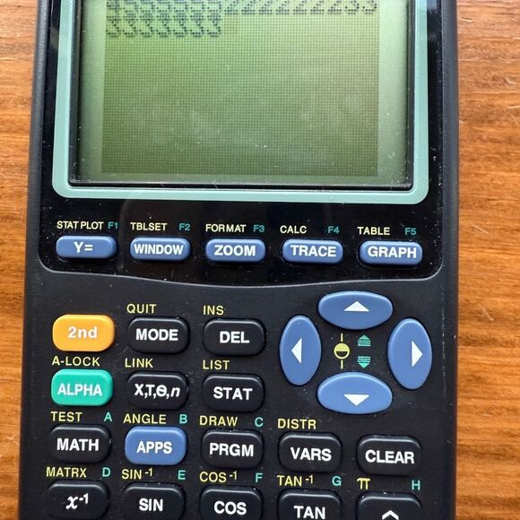 Ti-83 Texas Instruments Plus black graphing calculator with cover tested works - Picture 6 of 7